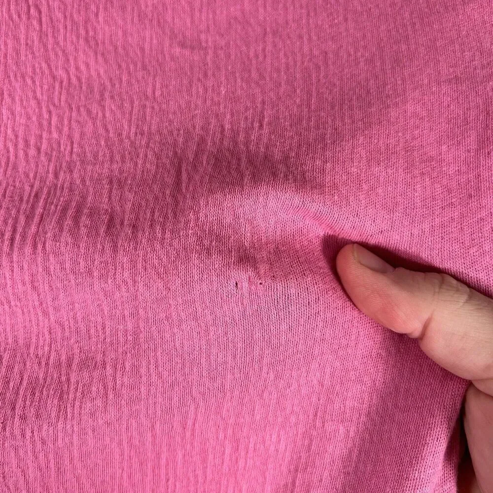 Free People Beach Blouse Women's Small Pink One Shoulder Pullover Lightweight